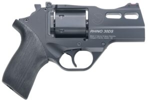 Chiappa Rhino CF340.289 .357 Magnum 3-inch revolver in black with rubber grip