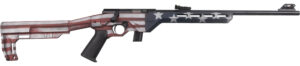 Citadel TRAKR .22 LR 18-inch bolt-action rifle with American Flag synthetic stock