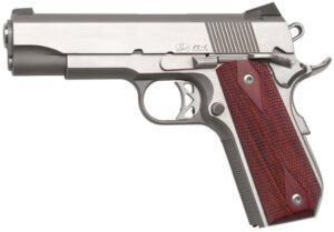 Dan Wesson 01912 Commander Classic Bobtail .45 ACP stainless pistol with Cocobolo grips