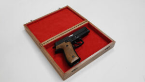 Zastava Arms CZ999 9mm 4.25in blued with engraved Serbian crest and walnut grips