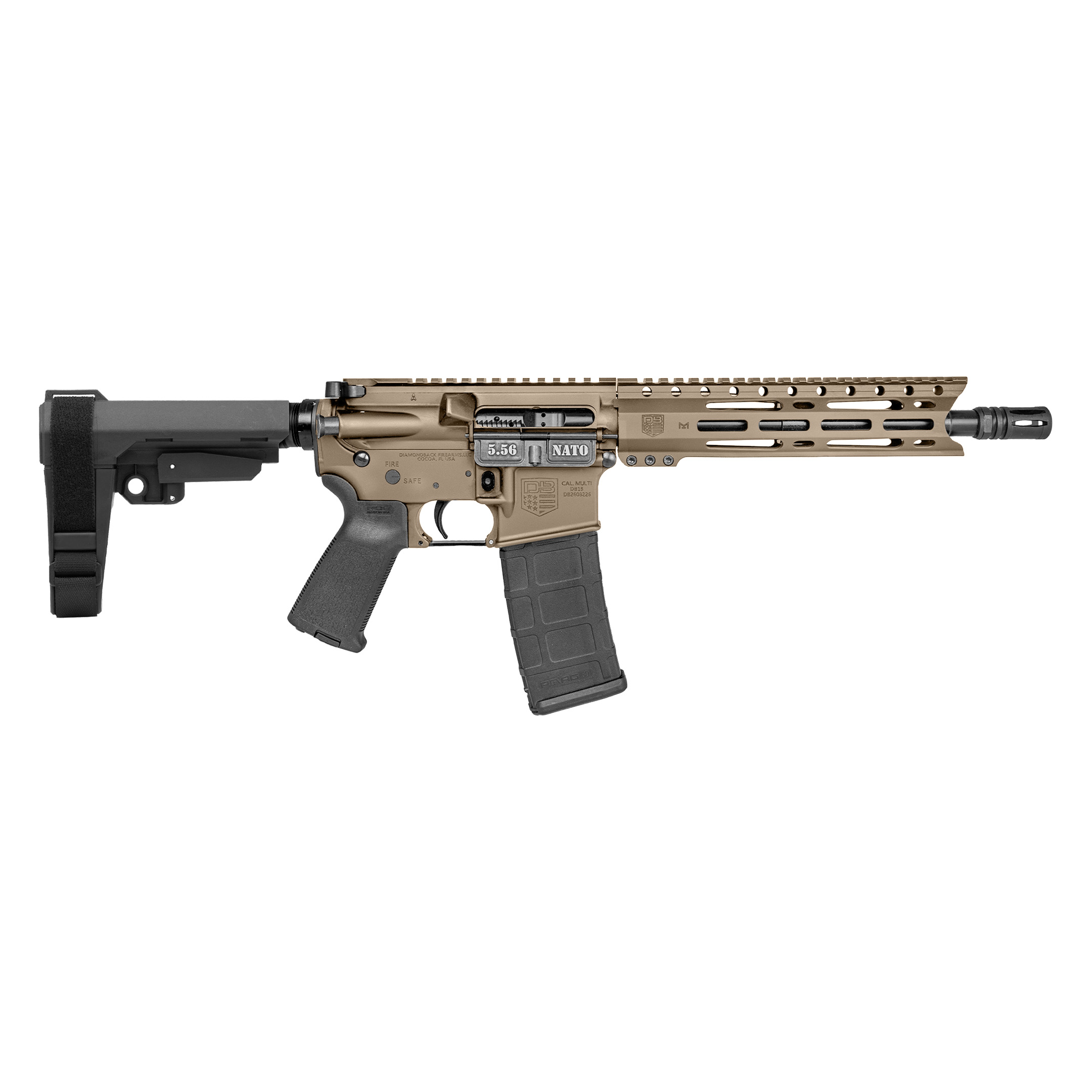 Diamondback DB15 5.56 10" SBA3 Brace | DB1916K061