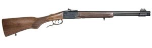 Chiappa Double Badger 20GA/.22LR 19-inch blued folding combo with beech stock