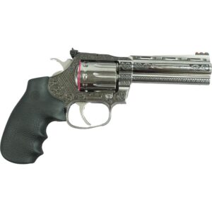 Colt Custom King Cobra Target 22 .22 LR revolver with 4.25-inch barrel and filigree frame and barrel