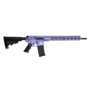 GLFA AR-15 .223 Wylde 16-inch threaded barrel Wild Orchid with 15.25-inch handguard