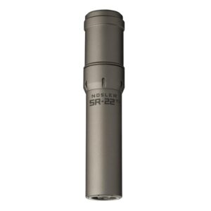 Nosler SR-22Ti .22 LR suppressor gray 7.53 in 1/2x28