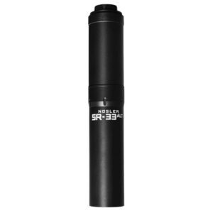 Nosler SR-33 ALTi Direct Thread Suppressor .338 Magnum black with HUB adapter