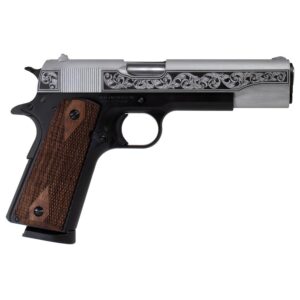 SDS Imports Tisas Two Tone Filigree Stainless 1911 A1 .45 ACP 5 inch barrel