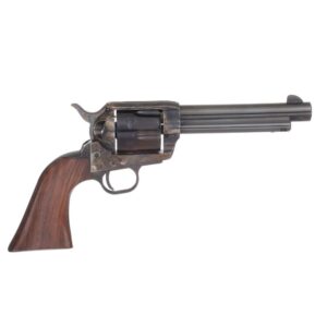 Taylor's 1873 SA Army Grip .45 Long Colt 5.5 inch blued revolver with walnut grip