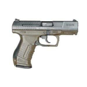 Walther P99 AS Final Edition 9mm 4in OD Green frame with two 10-round magazines
