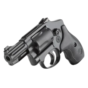 Smith & Wesson PC Model 640 Black Edition revolver, 5-shot, black Cerakote, tritium night sights