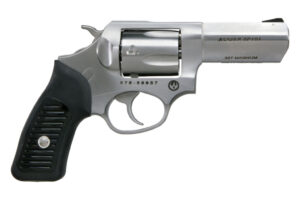 Ruger SP101 3.06 in satin stainless revolver .357 Magnum 5-round with black rubber grip