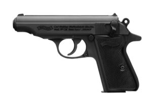 Walther PP pistol black .32 ACP with synthetic grips and two 8‑round magazines