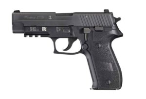 Sig Sauer P226 MK25 9mm 4.4in black pistol with SIGLITE night sights and three magazines