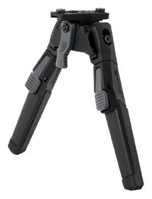Savage M-LOK Bipod 7.2"-10" Black polymer with rubber feet