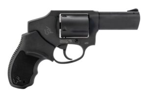 Taurus 650 .357 Magnum 3in 5-shot black revolver, front angle