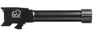 Tapco TAP22003 Glock 43/43X 9mm threaded match grade barrel black nitride finish