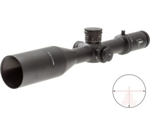 Trijicon Tenmile 4.5-30x56 FFP MRAD matte black riflescope, 34mm tube, illuminated red/green reticle