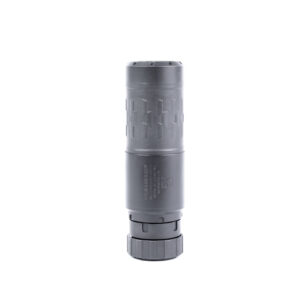 SilencerCo Velos LBP K suppressor in black, 5.56 NATO, 4.76 inch length