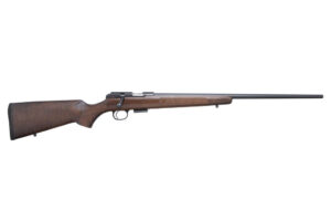 CZ 457 American 17 HMR bolt-action rifle with Turkish walnut stock