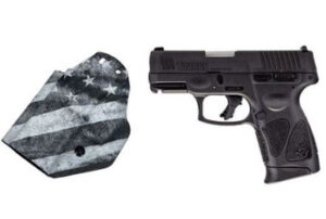 Taurus G3C compact 9mm pistol with matte stainless barrel and black polymer frame