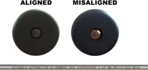 Geissele 15.5in 5.56MM Suppressor Alignment Gage (SAG) - black steel tool