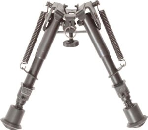 Allen Bozeman Bipod 6-9" adjustable sling swivel mount with rubber feet, black
