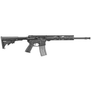 Ruger AR-556 .300 AAC Blackout 16.1 inch rifle with free-float M-LOK handguard and collapsible stock