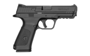 EAA Girsan MC28SA 9mm 4.25 inch black polymer frame pistol with blued slide