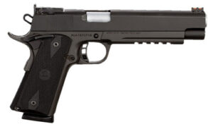 Rock Island Armory Pro Ultra Match 1911 .45 ACP 6 inch barrel parkerized with wood grips