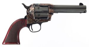 Taylors and Company Smoke Wagon 550812 single-action revolver .45 Long Colt with 4.75 inch blued barrel and checkered walnut