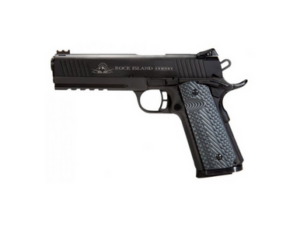 Rock Island TAC Ultra FS 51485 .45 ACP 5in Parkerized 1911 with black-gray G10 grips