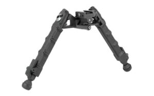 Accu-Tac HD-50 heavy-duty bipod 7-10 inch adjustment for 50 BMG in flat black