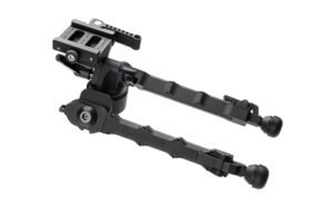 Accu-Tac PC-5 Arca Spec QD bipod, anodized black, Arca rail mount