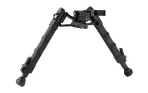 Accu-Tac WB-5 Wide Body bipod in anodized black with Picatinny mount