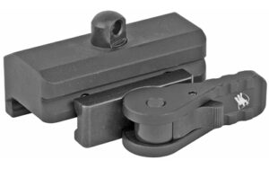 American Defense Picatinny base for Harris Bipod QR in black