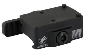 American Defense AD-RMR low QD mount, black anodized, fits Trijicon RMR and SRO