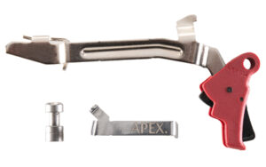 Apex Tactical 102P155 red polymer Action Enhancement Trigger kit for Glock Gen 3 and Gen 4