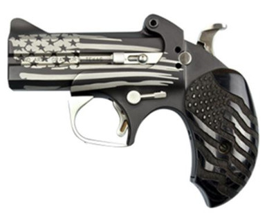 Bond Arms BAOG-BLK Old Glory 3.5" .45 Long Colt/.410 Bore 2 Rounds Black/Wood/American Flag Finish