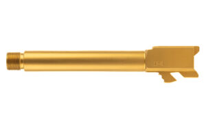 Ballistic Advantage Premium Series 5in threaded 9mm barrel for Glock 17 Gen 5 in gold PVD