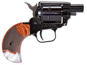 Heritage Barkeep BK22B1BH-RWP .22 LR 1.68in 6-shot revolver black oxide with rosewood and pearl grips