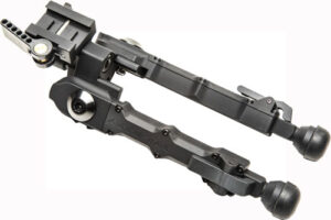 Accu-Tac BR-4 G2 bipod in flat black with Picatinny quick-detach mount