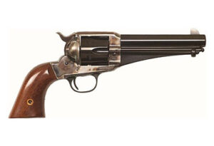 Cimarron 1875 Outlaw CA168 revolver 5.5-inch barrel case colored frame walnut grips