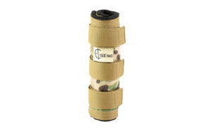 Cole-TAC Metal Python suppressor cover 6-inch MultiCam with metal buckles and BOA straps