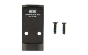 C&H Precision PLT S&W M2.0 C.O.R.E. to 407K black anodized optic mount plate