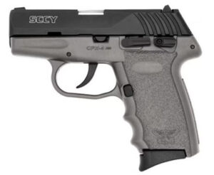 SCCY CPX-4 .380 ACP compact pistol, black and sniper gray, 2.96 IN barrel
