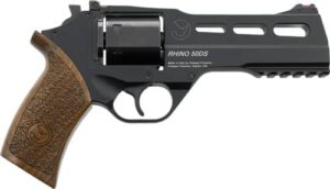 Chiappa Rhino 50DS 9mm 5-inch revolver with walnut grips and fiber-optic sights