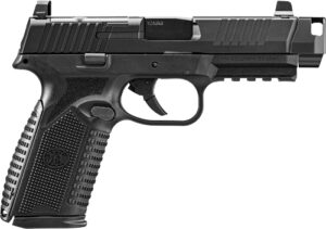 FN 510 MRD Comp 10mm pistol in black with two magazines