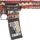 Black Rain Ordnance SPEC15 Trump American Flag modern sporting rifle side view