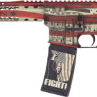 Black Rain Ordnance SPEC15 Trump American Flag modern sporting rifle side view
