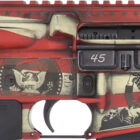 Black Rain Ordnance SPEC15 Trump American Flag modern sporting rifle side view
